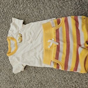 Adorable Baby Outfit with Striped Shorts